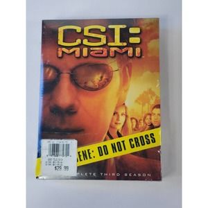 CSI: Miami The Complete Third Season DVD 7-Disc Set New Sealed